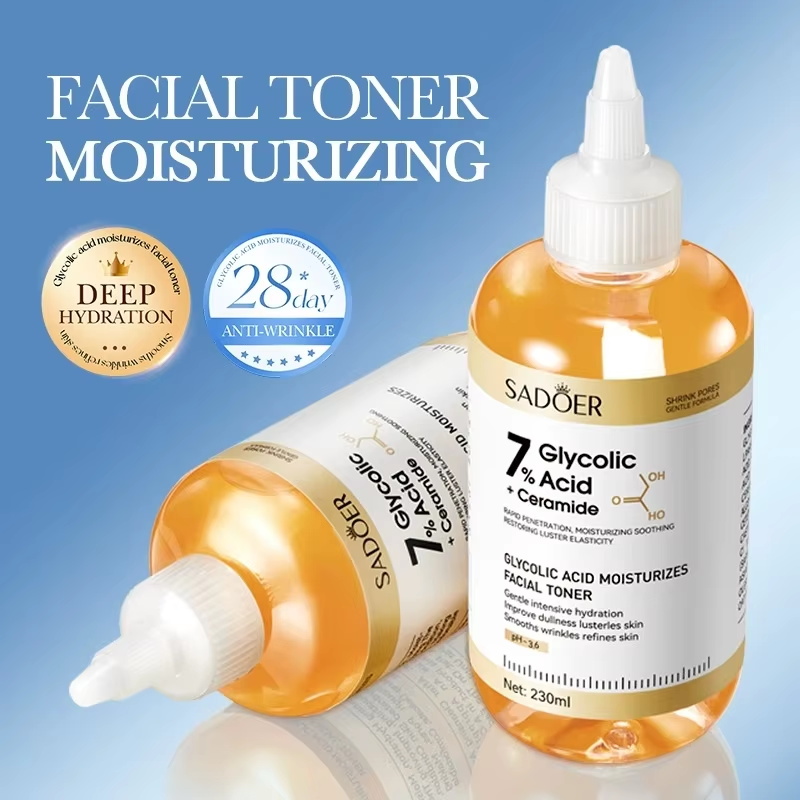 Essence Serum Toner - SADOER Glycolic Acid Toner Face Serum