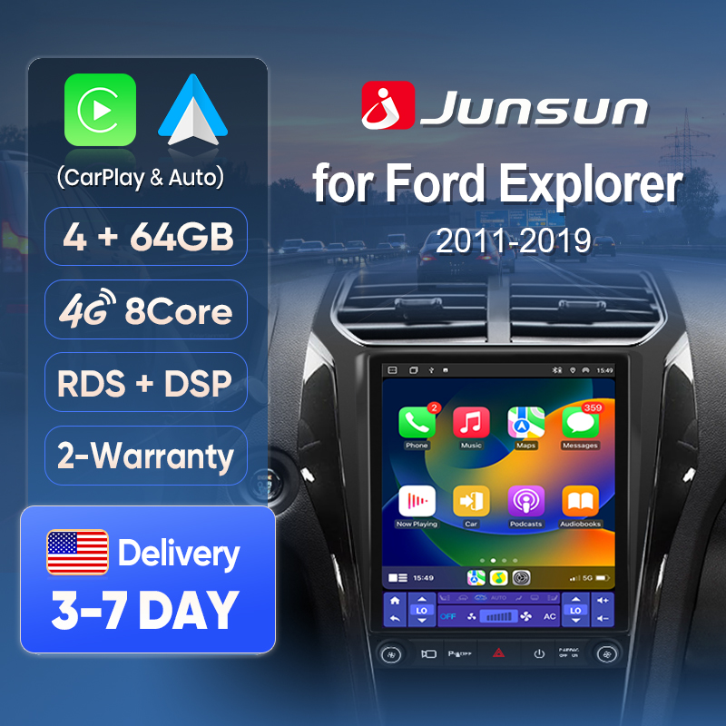 Korean Lifestyle Products - Junsun Wireless CarPlay Screen for Ford