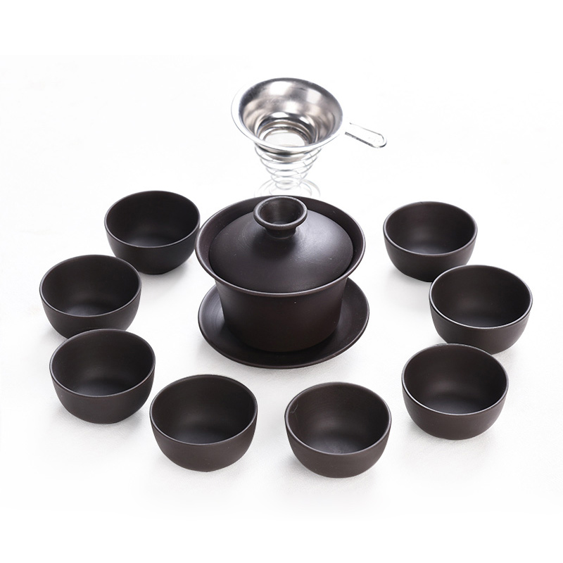 Korean Tea Set - 10pcs Kung Fu Tea Set 1