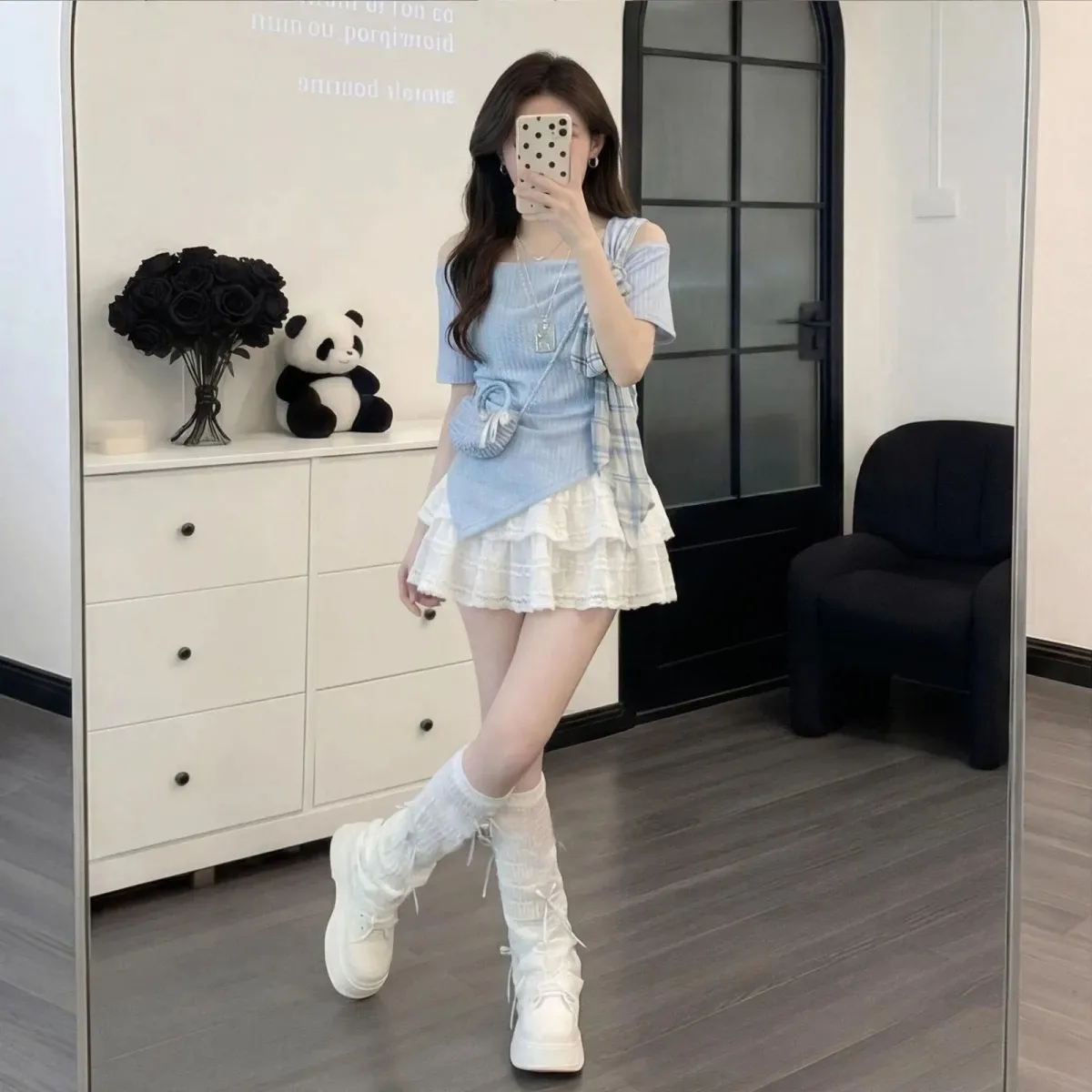Women's Korean Summer Sweet Bl - Korean Lifestyle 评论和价格