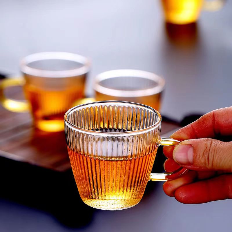 Glass Tea Cups small Cups Home - Korean Tea Set 评论和价格