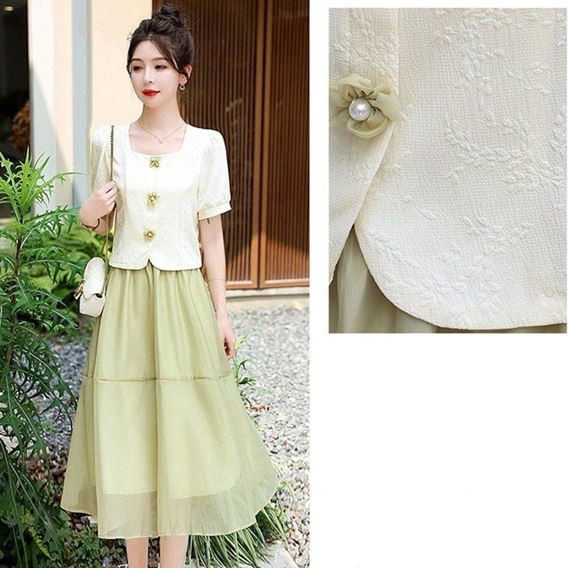 2024 Summer Women Graceful Flo - Korean Lifestyle 评论和价格