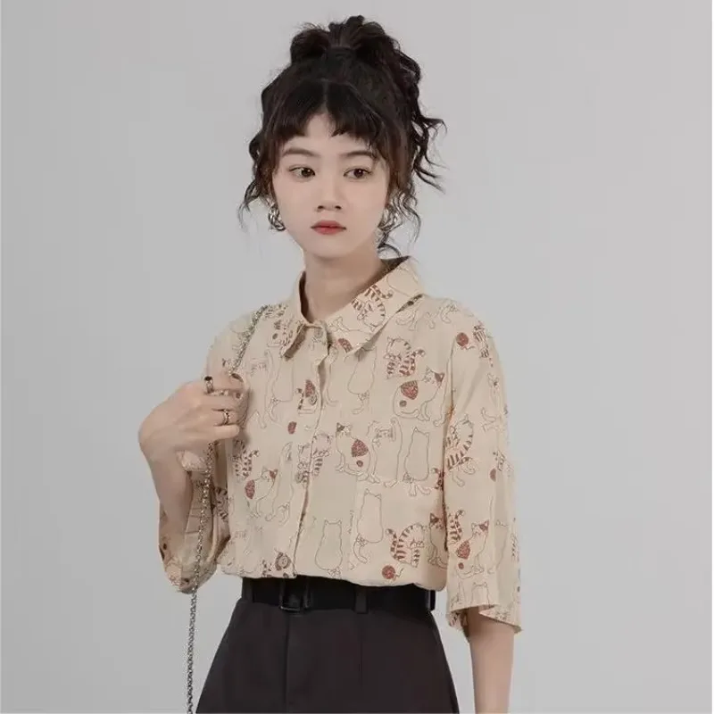 Shirts Women Corduroy Patch Po - Korean Student Lifestyle 评论和价格