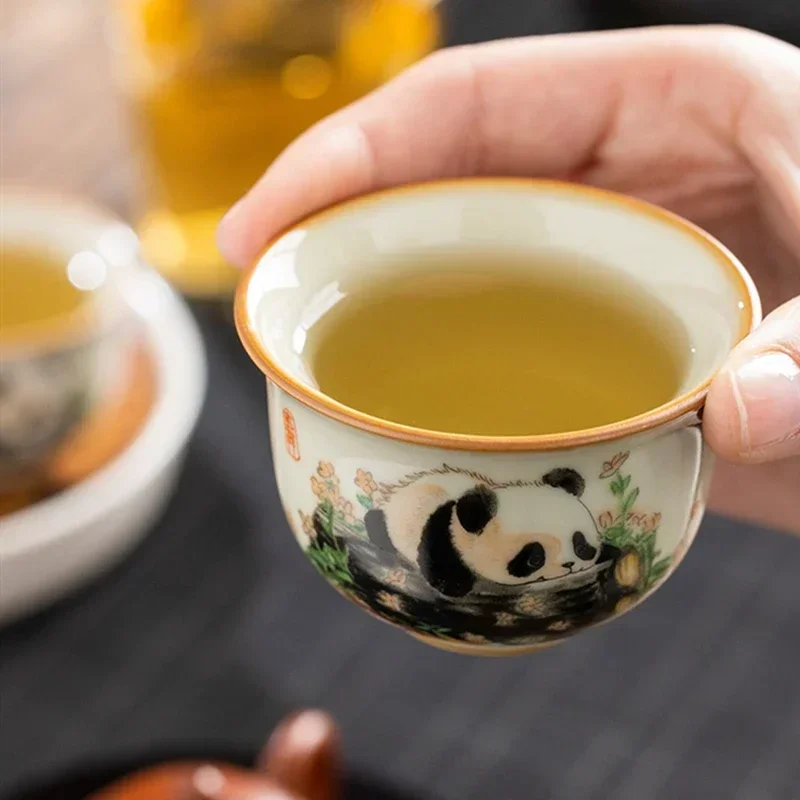 1 Pc Chinese Tradition Ru Kiln - Korean Tea Set 评论和价格