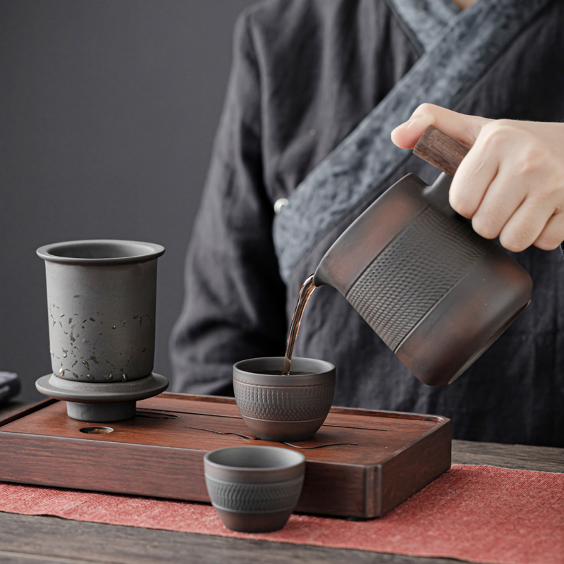High-end Purple Pottery RetroT - Korean Tea Set 评论和价格