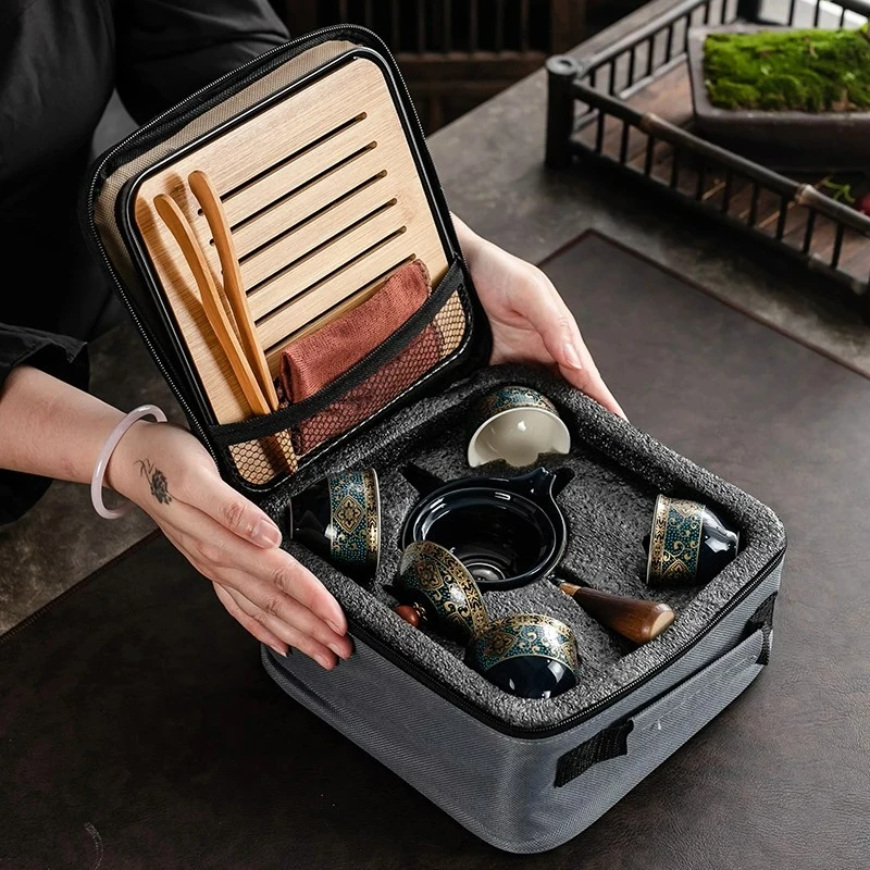 Chinese Kung Fu Tea Set Sand C - Korean Tea Set 评论和价格