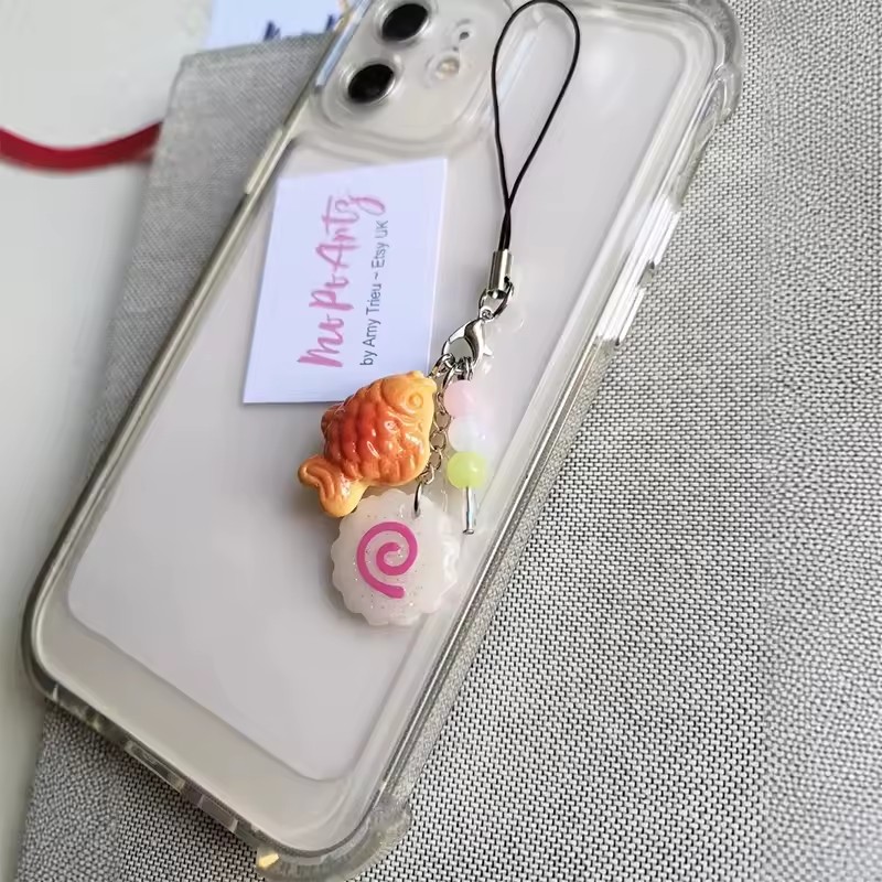 Cute Acrylic Pink Squid Roll P - Tteokbokki Rice Cake 评论和价格
