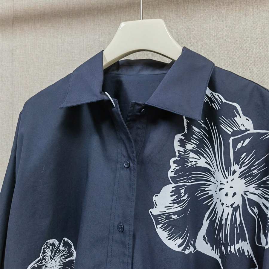 Romantic White Floral Print Sh - Korean Lifestyle 评论和价格